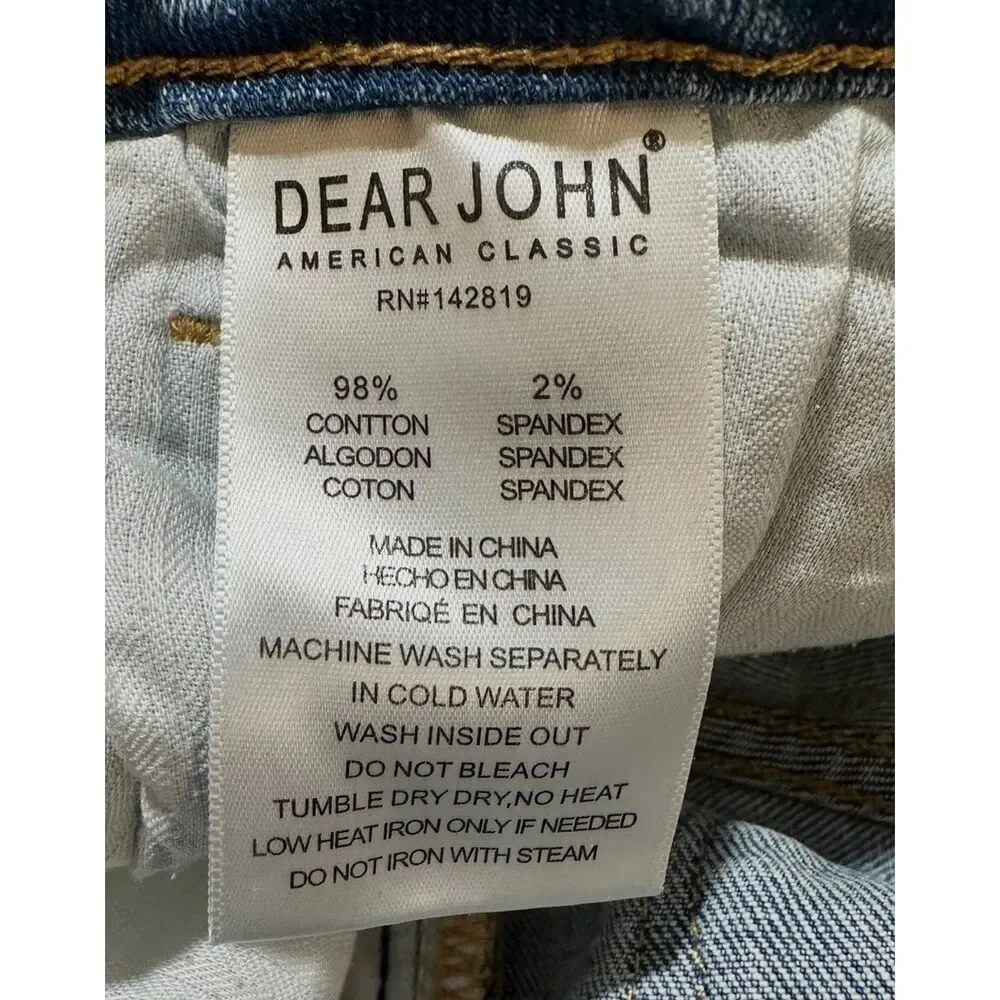 Dear John Jaxtyn Highrise Bootcut Jeans Sz 30